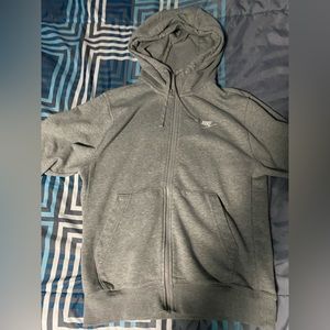 COPY - Grey Nike zip up hoodie